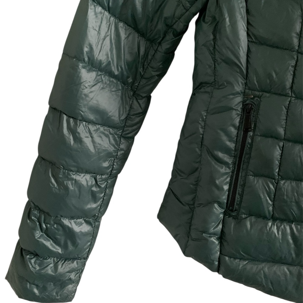 Bcbgeneration Green Puffer Jacket With Quilted De… - image 6